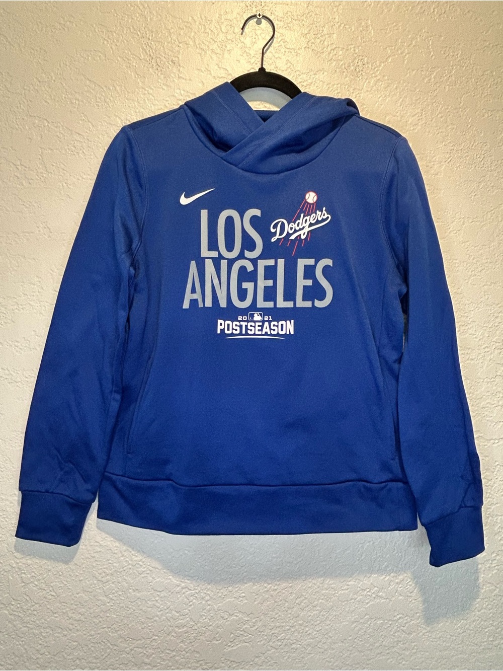 Los Angeles Dodgers Nike Performance Thermal Pullover Hoodie Women’s Small NEW